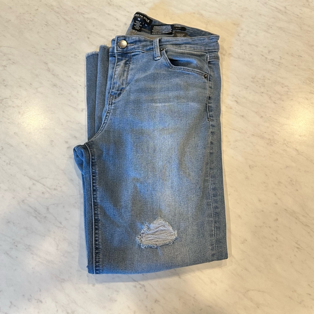 Kenneth Cole Light Blue Skinny Jeans